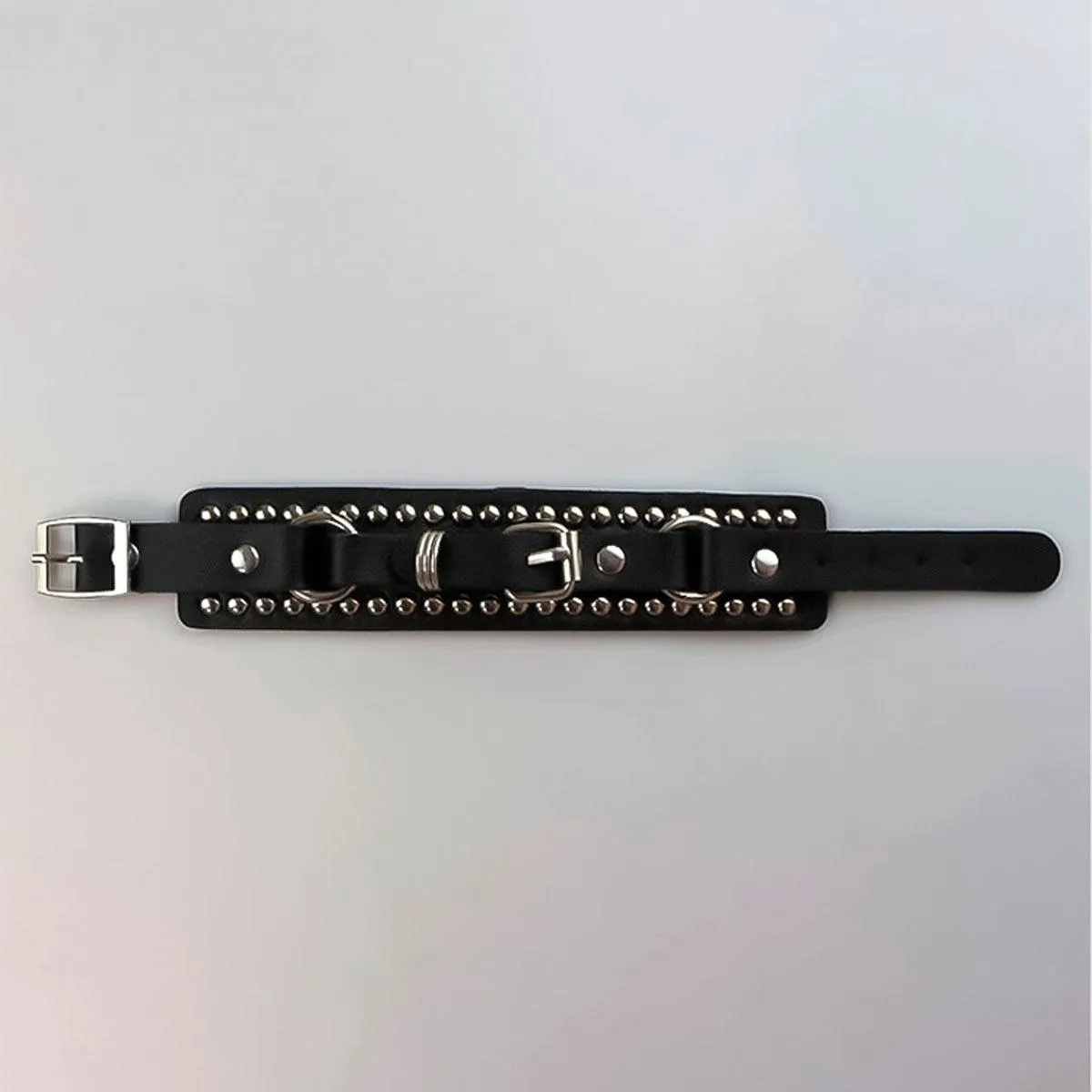 Alternative Aesthetic Circle Rivet Bracelet