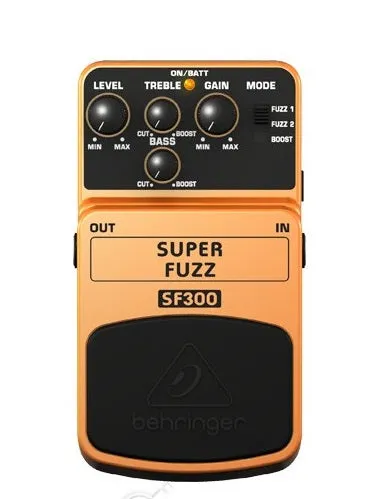 Behringer SF300 3-Mode Fuzz Distortion Effects Pedal
