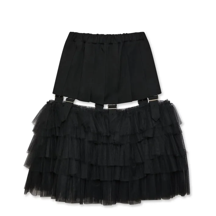 BLACK Comme des Garçons Buckle Skirt (Black)