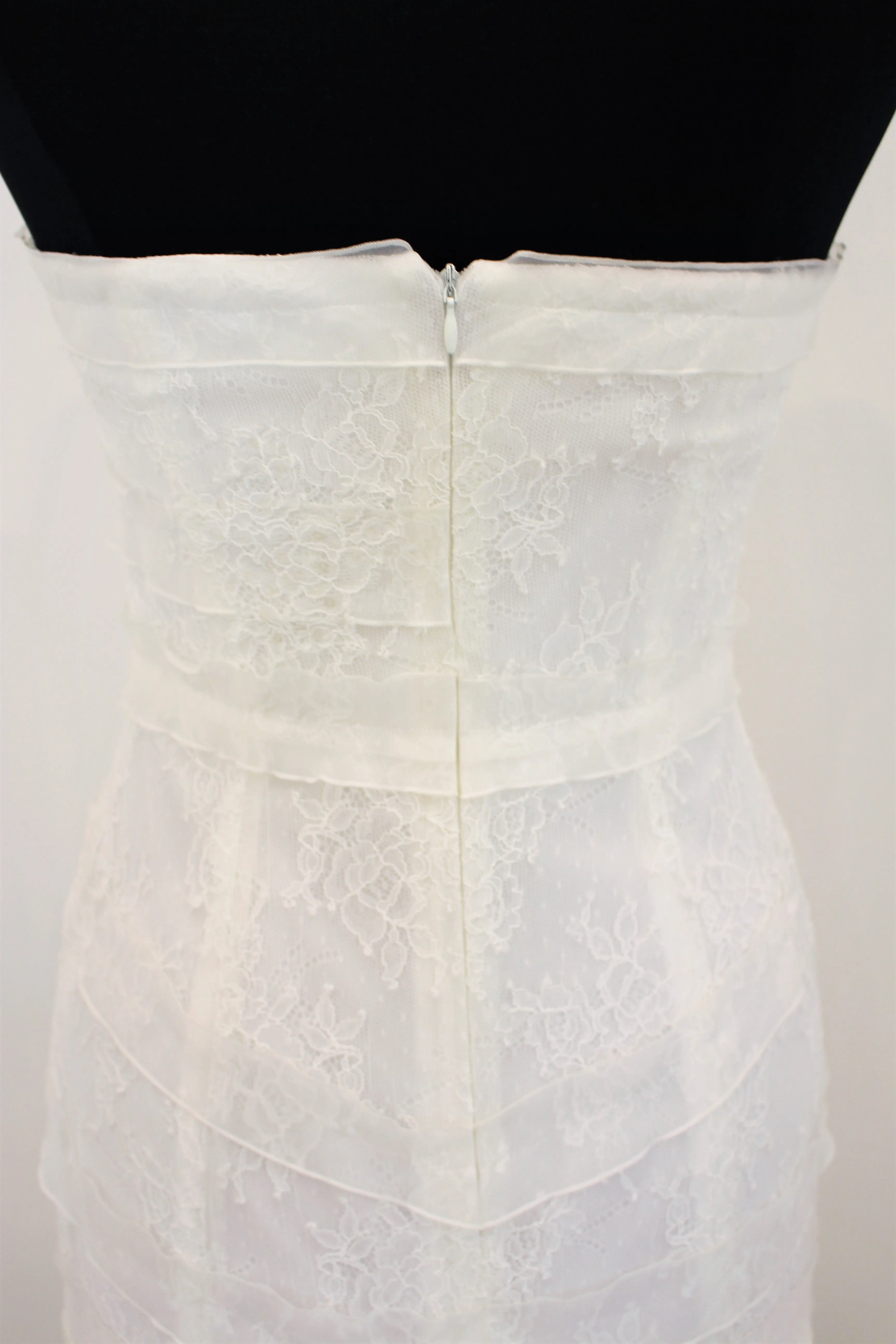 Cymbeline Ariane designer lace boho sample wedding dress size UK 12