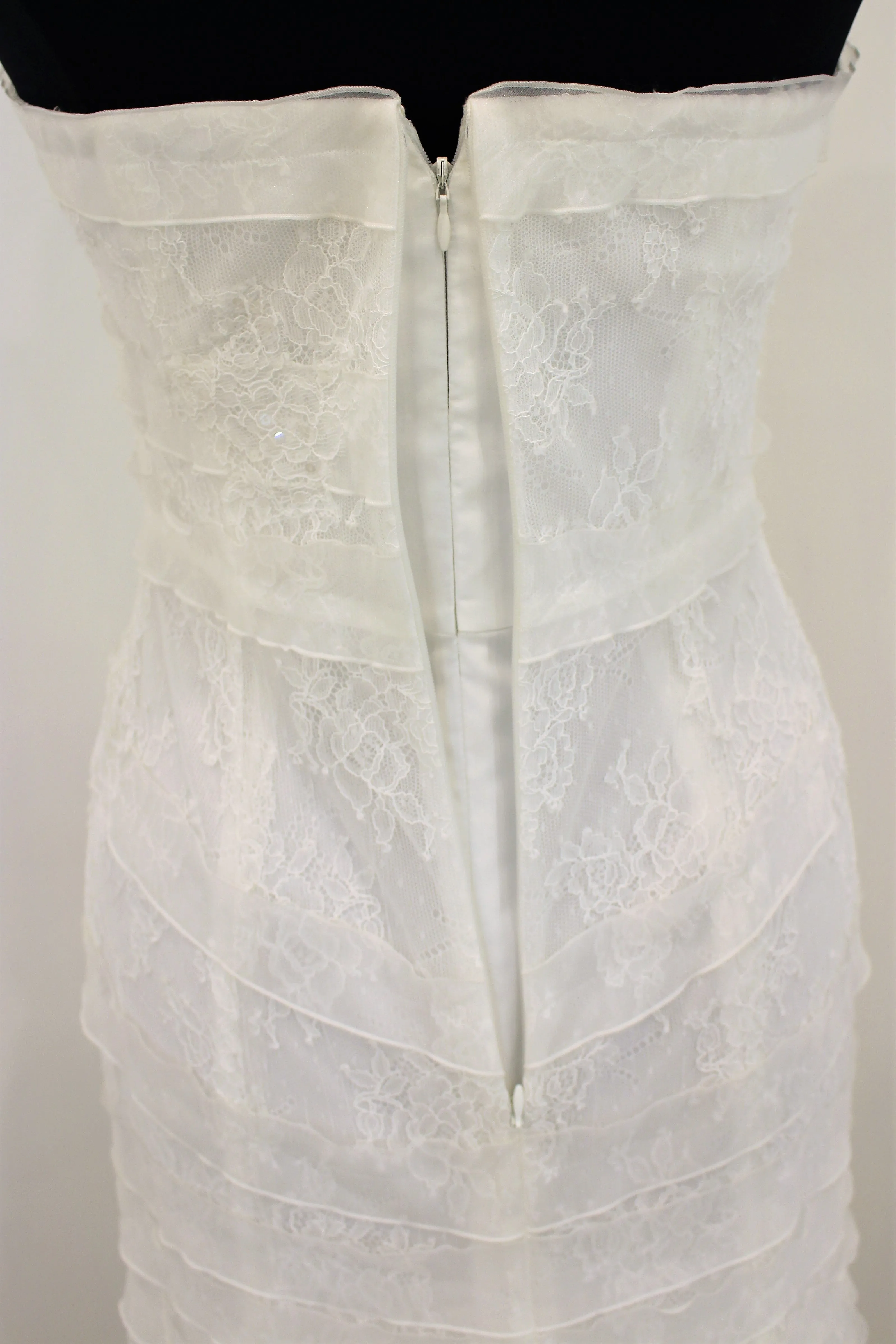 Cymbeline Ariane designer lace boho sample wedding dress size UK 12