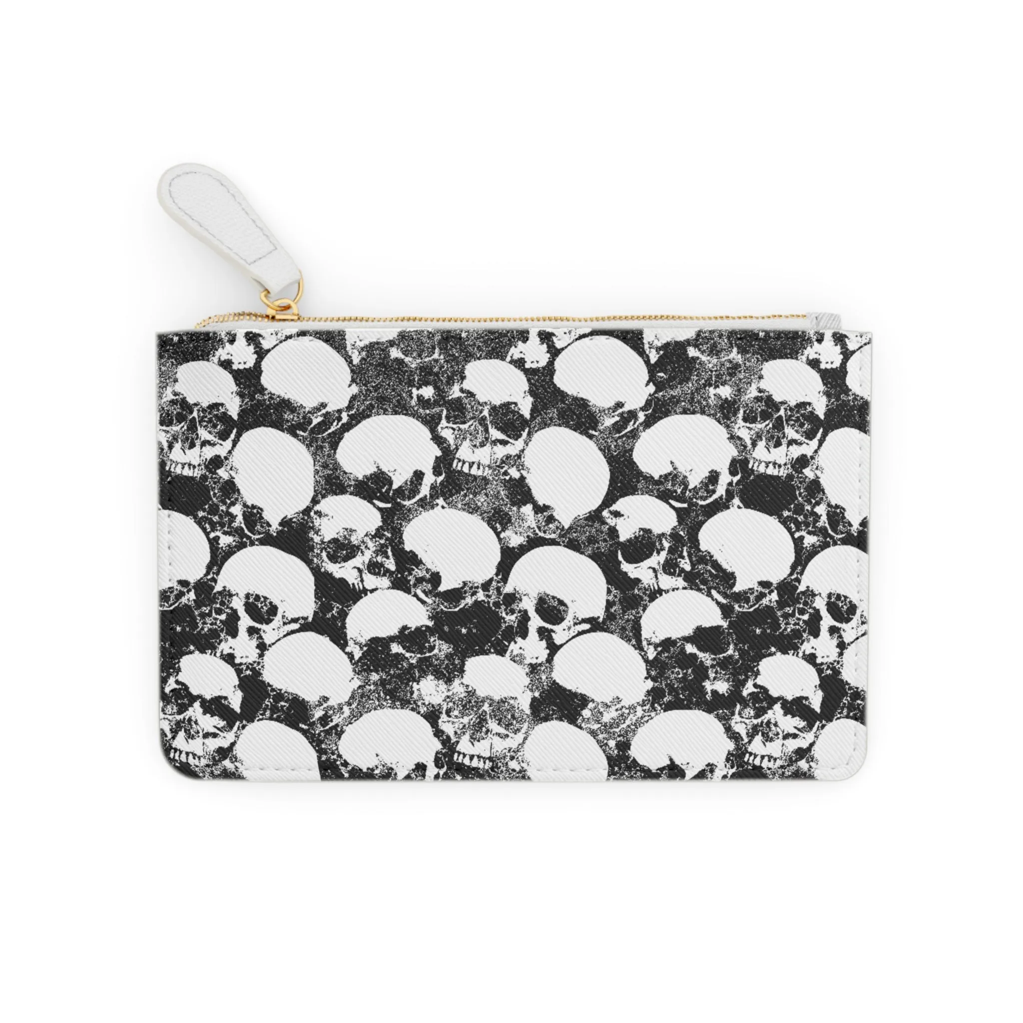 Grunge Skull Mini Clutch Bag