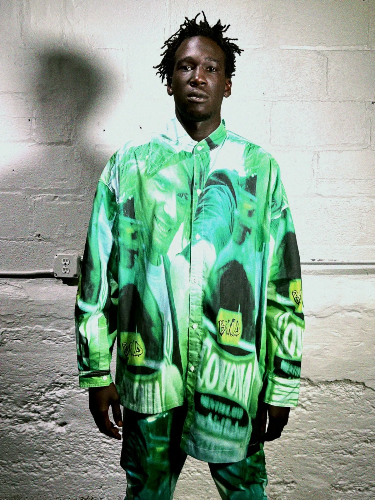 KURDT OVERSIZED LIGHT PUFF ASYMMETRICAL SHIRT