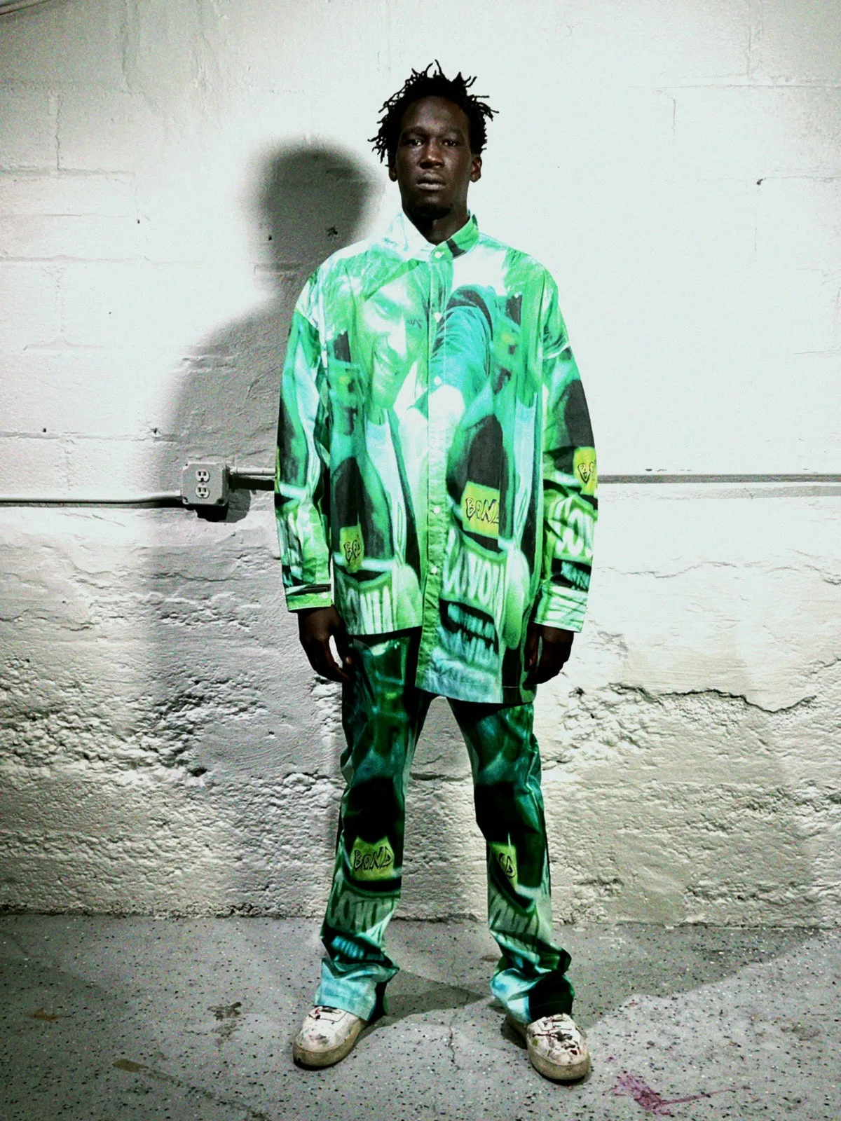 KURDT OVERSIZED LIGHT PUFF ASYMMETRICAL SHIRT