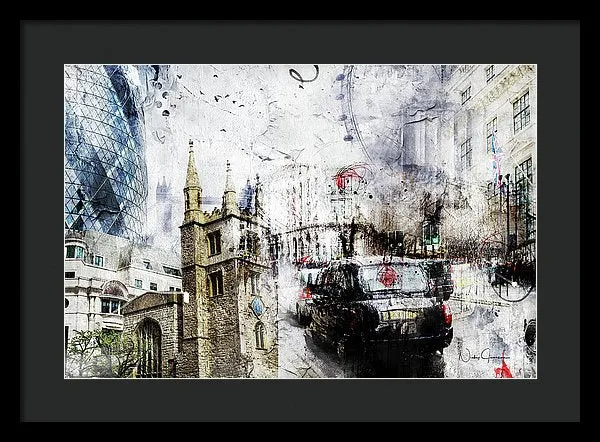 St Mary Axe - Framed Print