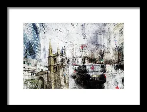 St Mary Axe - Framed Print