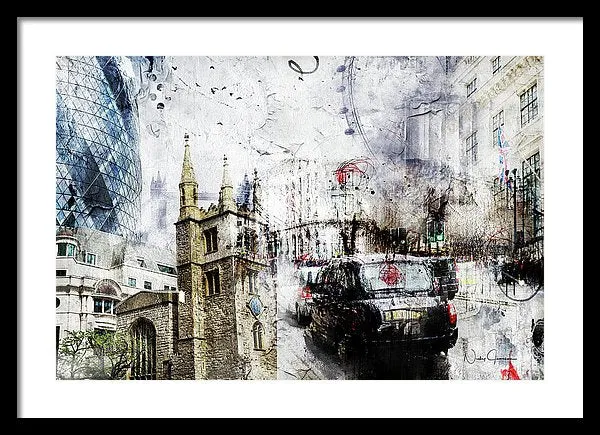 St Mary Axe - Framed Print