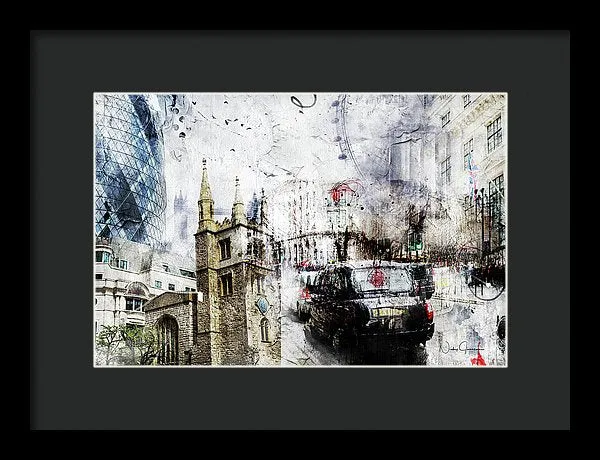 St Mary Axe - Framed Print