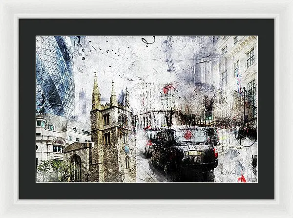 St Mary Axe - Framed Print