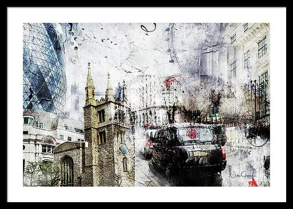 St Mary Axe - Framed Print