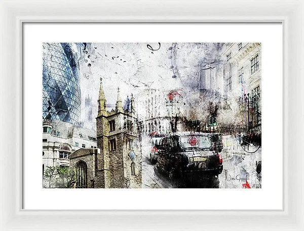 St Mary Axe - Framed Print