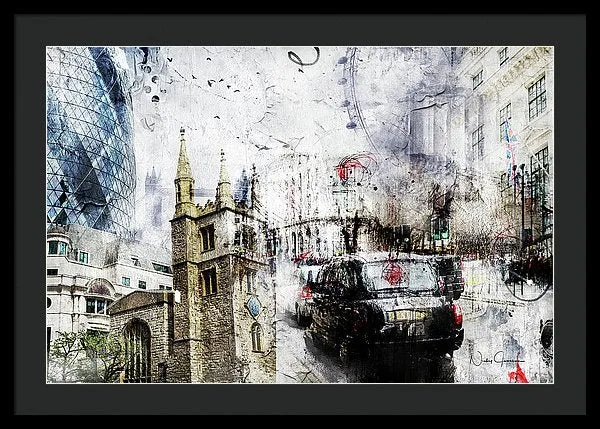 St Mary Axe - Framed Print