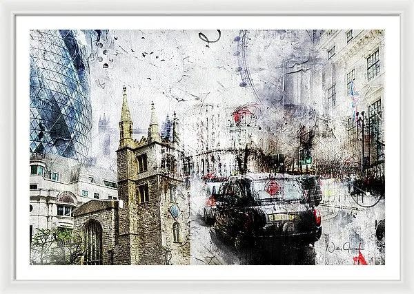 St Mary Axe - Framed Print