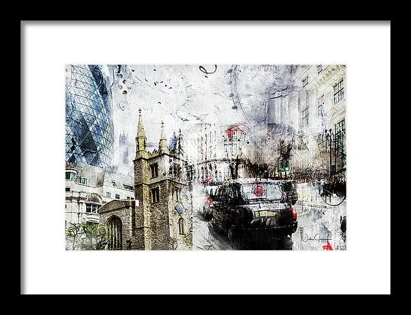 St Mary Axe - Framed Print