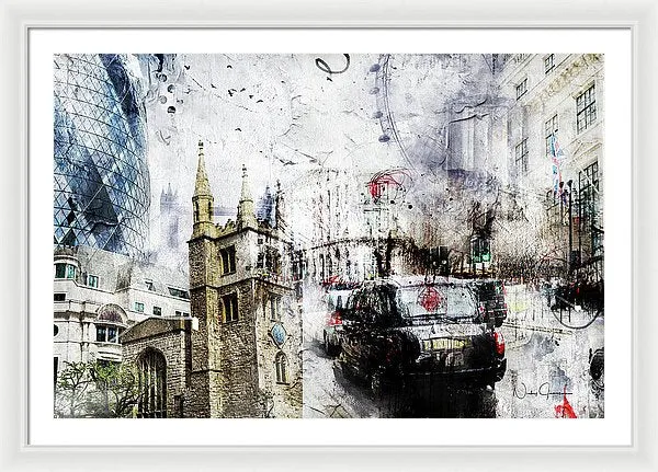 St Mary Axe - Framed Print