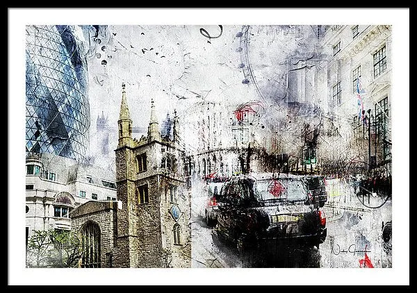 St Mary Axe - Framed Print
