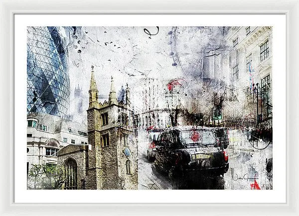 St Mary Axe - Framed Print