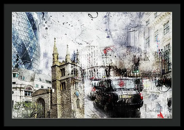St Mary Axe - Framed Print