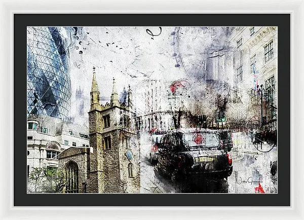 St Mary Axe - Framed Print
