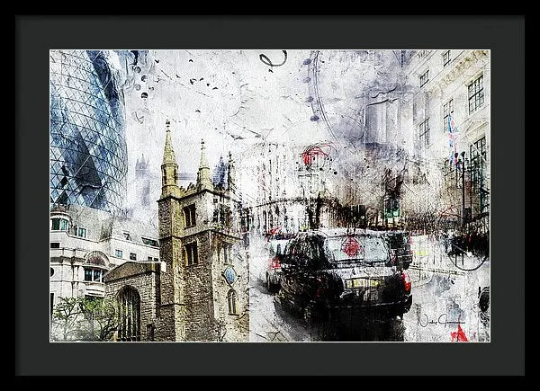 St Mary Axe - Framed Print