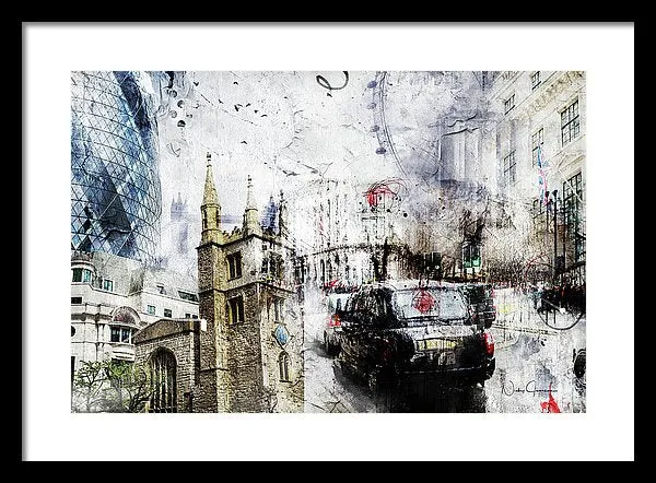 St Mary Axe - Framed Print