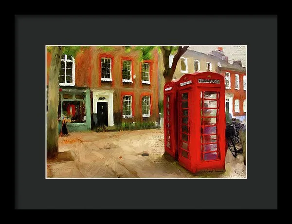 Village Green At Richmond - Framed Print