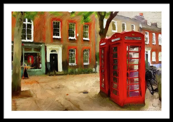 Village Green At Richmond - Framed Print