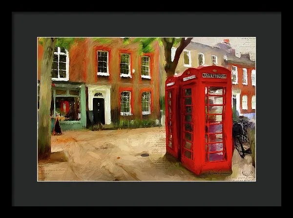 Village Green At Richmond - Framed Print