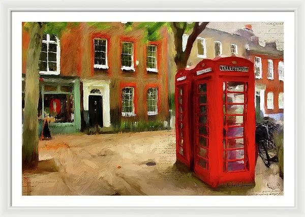 Village Green At Richmond - Framed Print