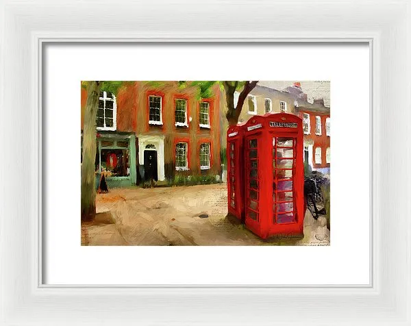 Village Green At Richmond - Framed Print