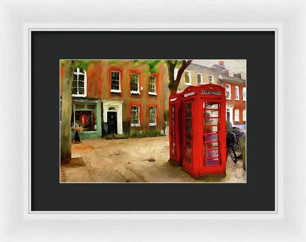 Village Green At Richmond - Framed Print